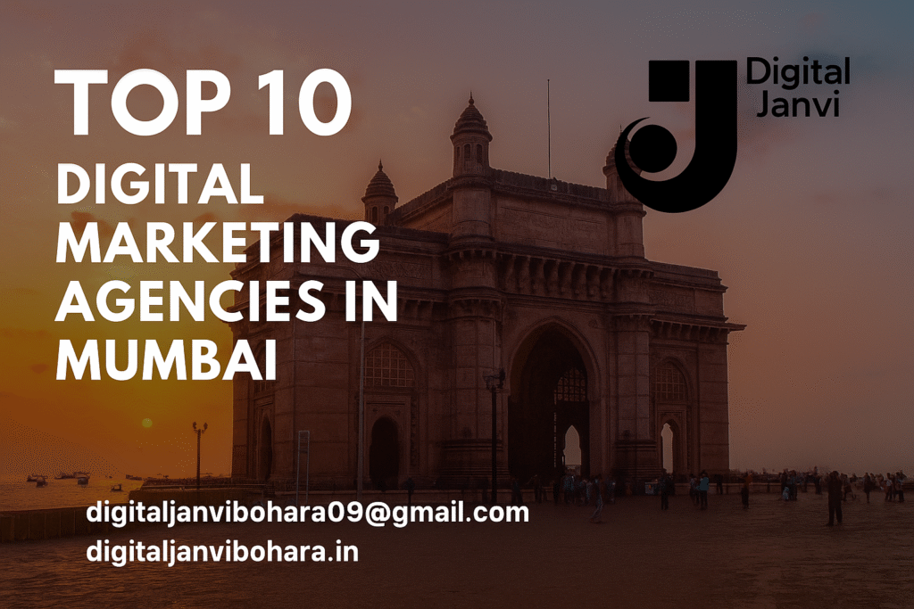 TOP 10 DIGITAL MARKETING AGENCIES IN MUMBAI